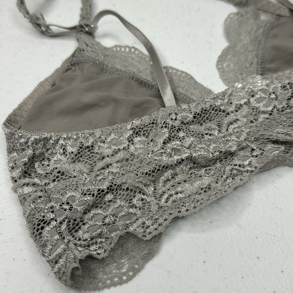 FLORA NIKROOZ BRAS LACE LENCERY GREY COLOR - Picture 7 of 14